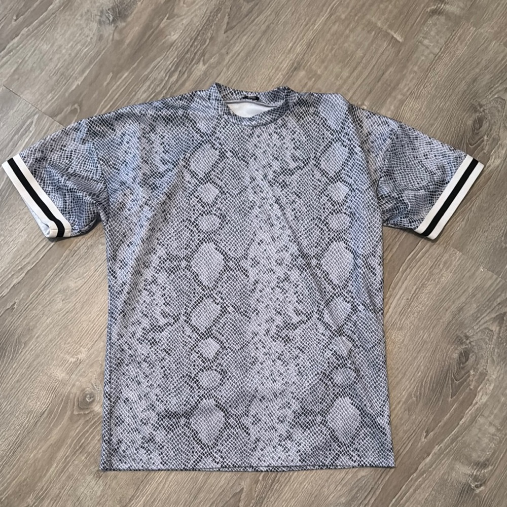 Men’s Snakeskin Print T-Shirt